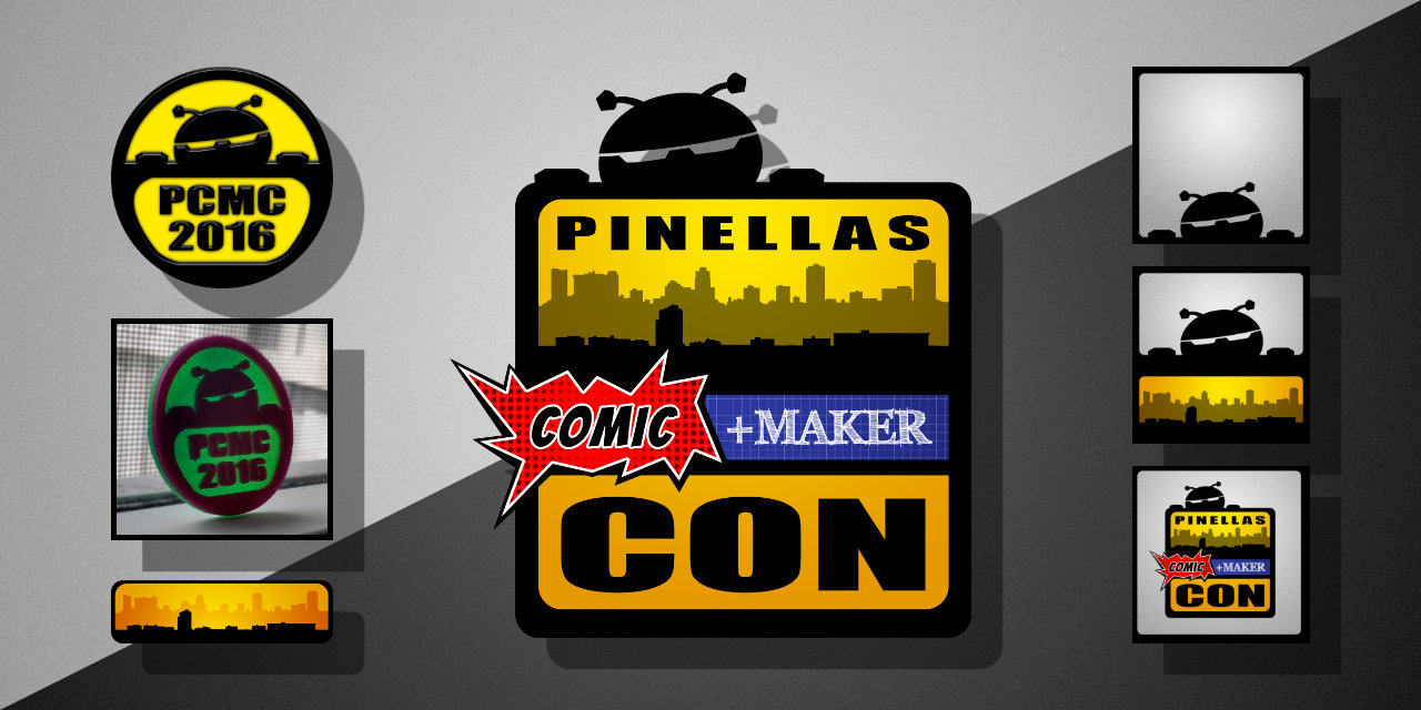 Pinellas Comic & Maker Con Logo